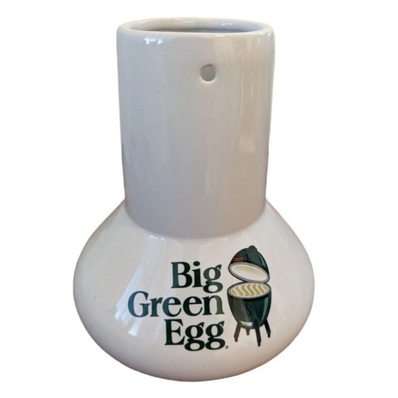 Big Green Egg Ceramic Small Chicken Roaster Beer Can Chicken Stand 4” Tall - Picture 1 of 5